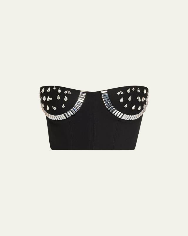 Crystal Watermelon Cup Bustier Top